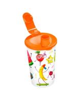 stakan-s-klapanom-400ml-s-dekorom-fruktovaya-vecherinka-oranzhevyj